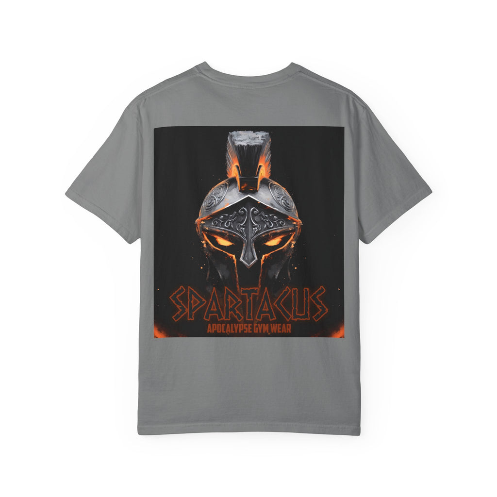 Spartan Helmet Apocalypse T-shirt | Gladiator Skull Warrior Tee