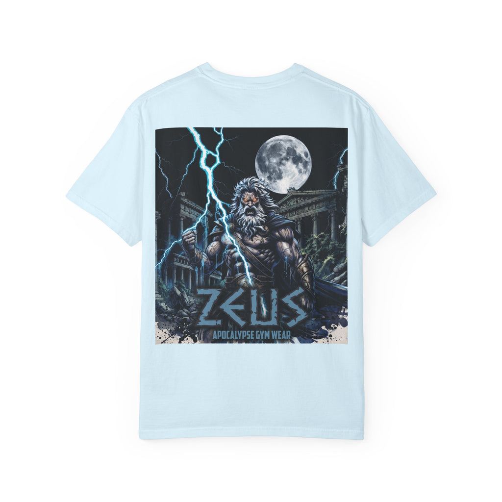 Zeus Apocalypse Pump Cover | Heavyweight Greek Mythology Gym Shirt | Dark Aesthetic Lifting Tee