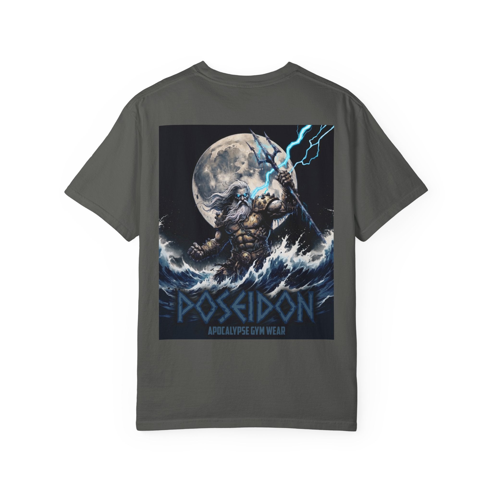 Poseidon Trident Graphic T-Shirt | Mythology Ocean Wave Tee