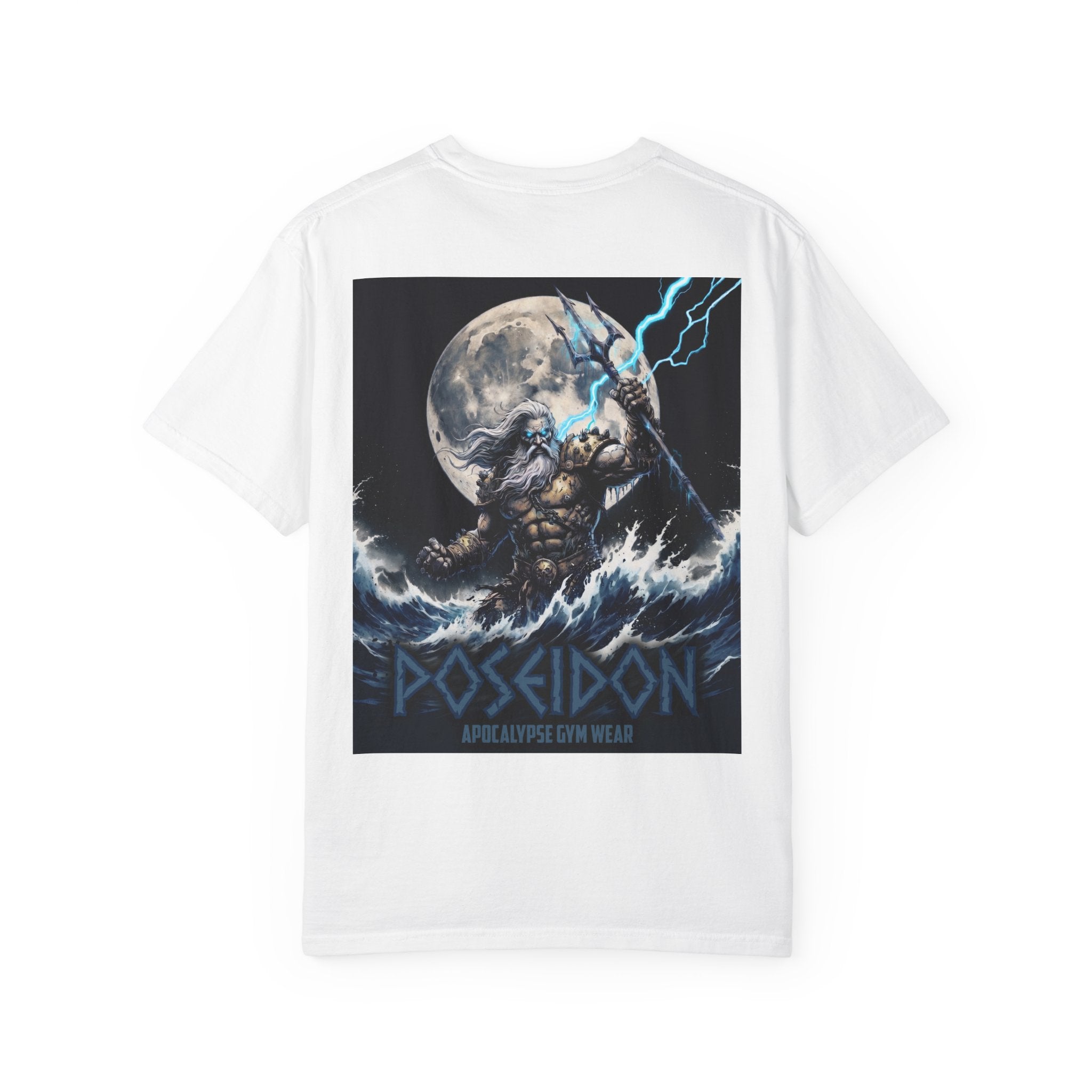 Poseidon Trident Graphic T-Shirt | Mythology Ocean Wave Tee