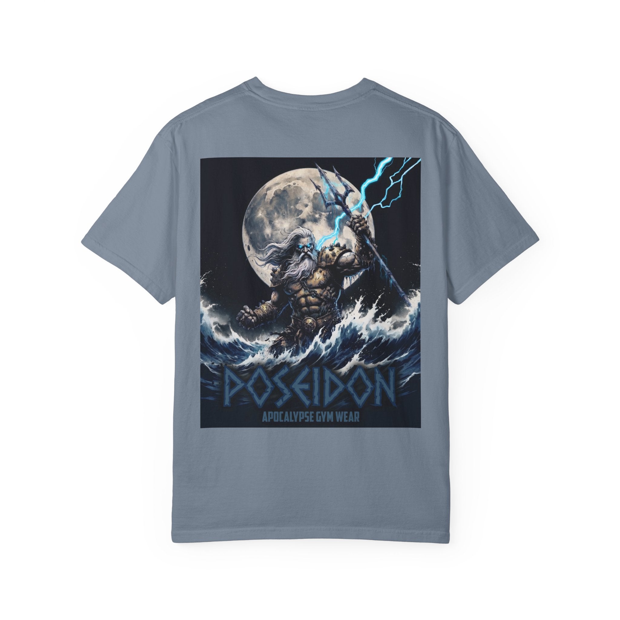 Poseidon Trident Graphic T-Shirt | Mythology Ocean Wave Tee
