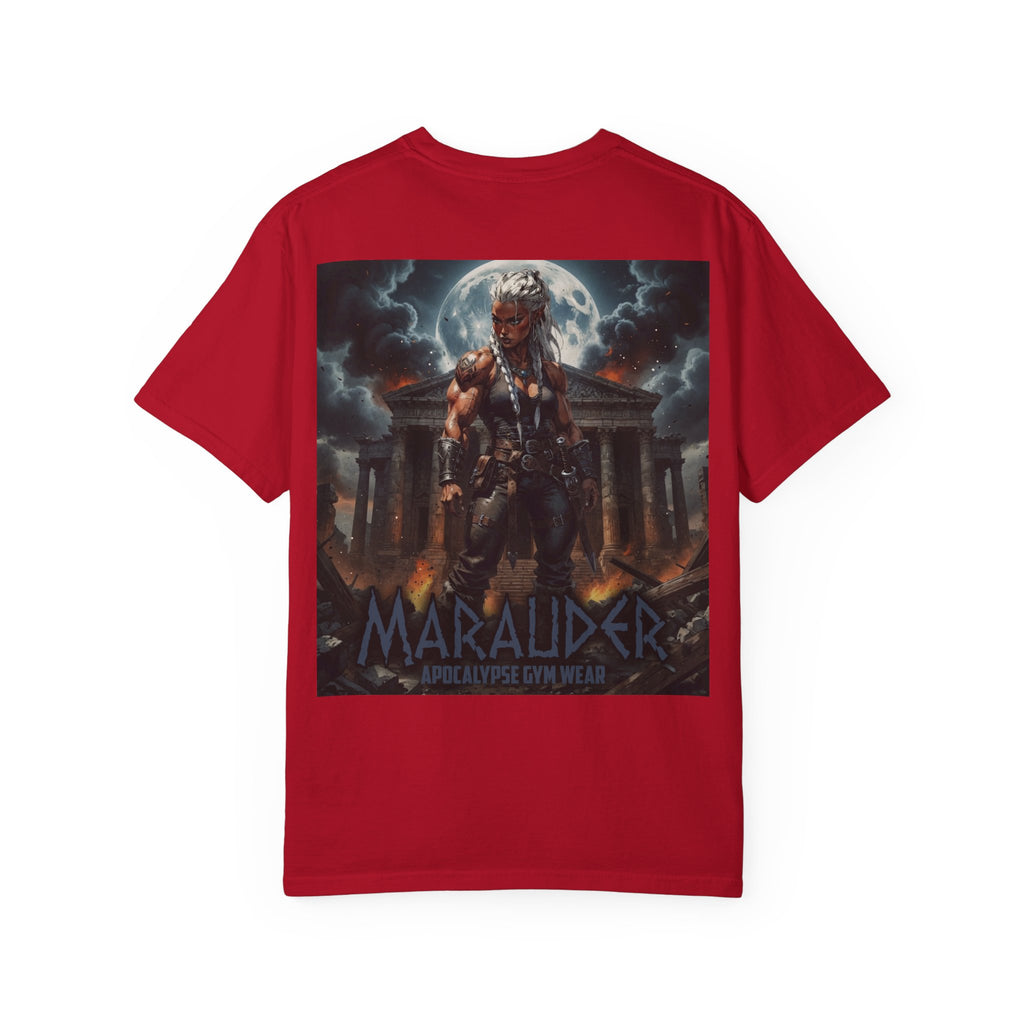 Apocalypse Marauder Pump Cover - Heavyweight Bodybuilding Shirt - Dark Fantasy Gym Wear - Oversized Powerlifting Graphic Tee