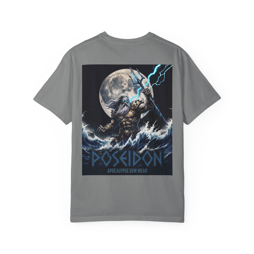 Poseidon Trident Graphic T-Shirt | Mythology Ocean Wave Tee