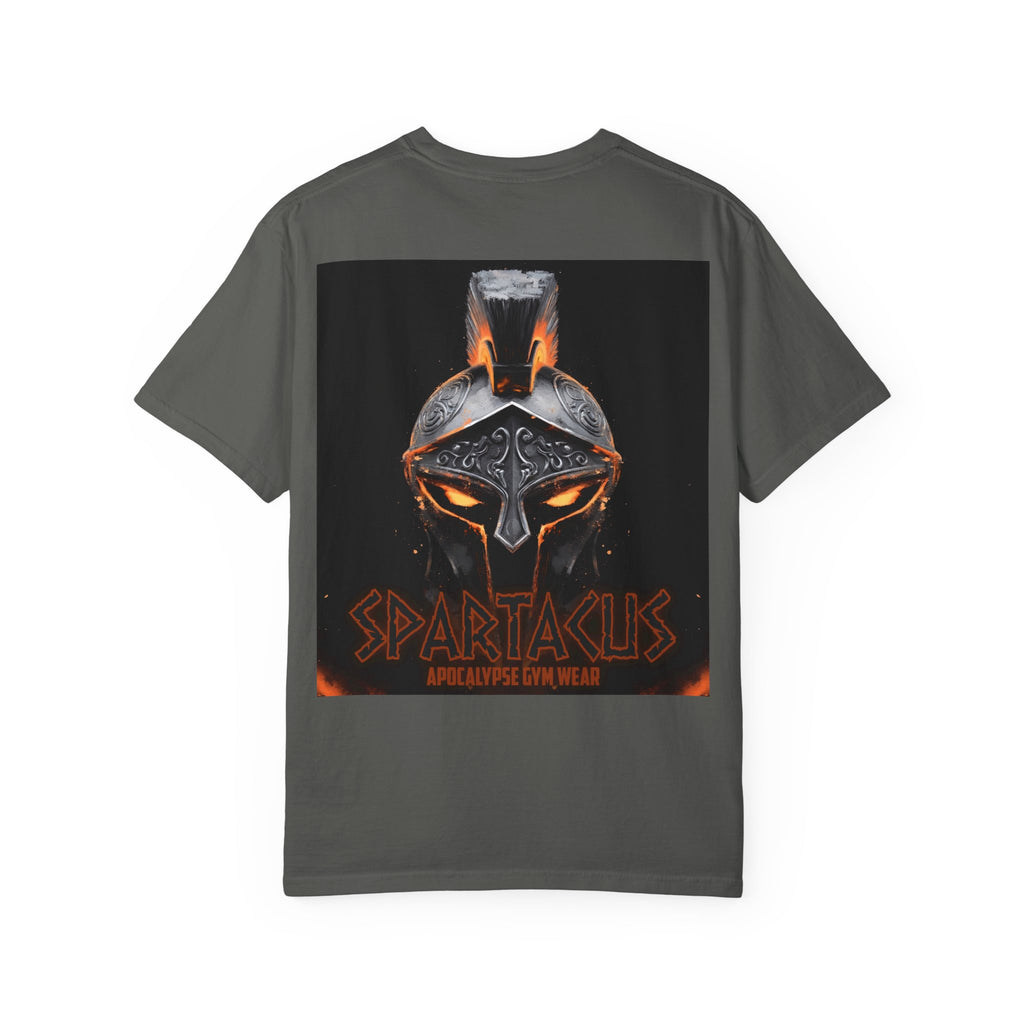 Spartan Helmet Apocalypse T-shirt | Gladiator Skull Warrior Tee