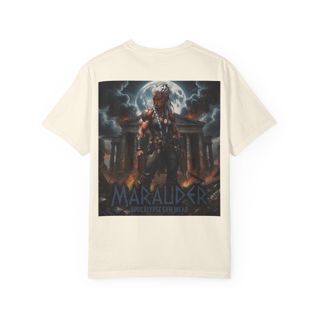 Apocalypse Marauder Pump Cover - Heavyweight Bodybuilding Shirt - Dark Fantasy Gym Wear - Oversized Powerlifting Graphic Tee