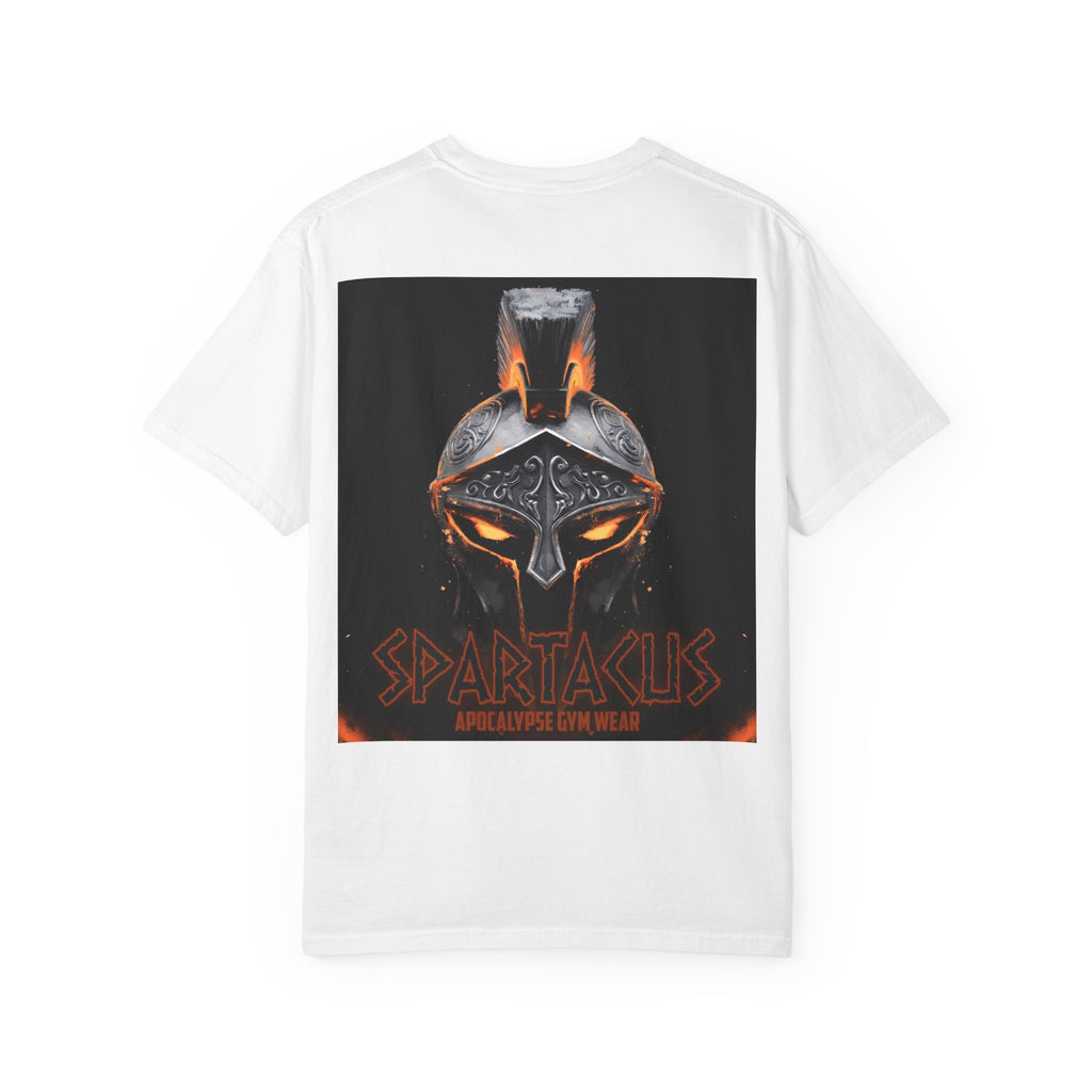 Spartan Helmet Apocalypse T-shirt | Gladiator Skull Warrior Tee