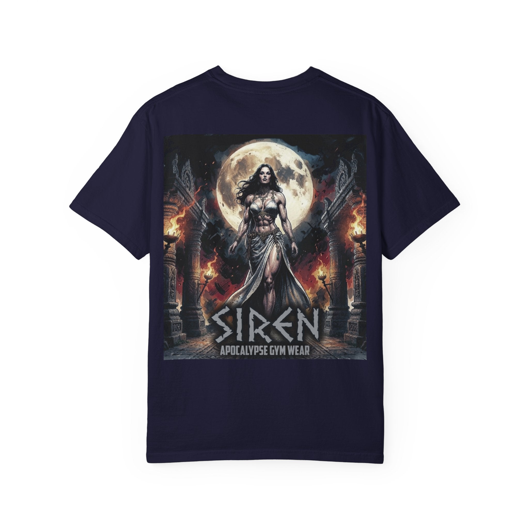 Siren Moon Warrior T-shirt | Gothic Fantasy Graphic Tee