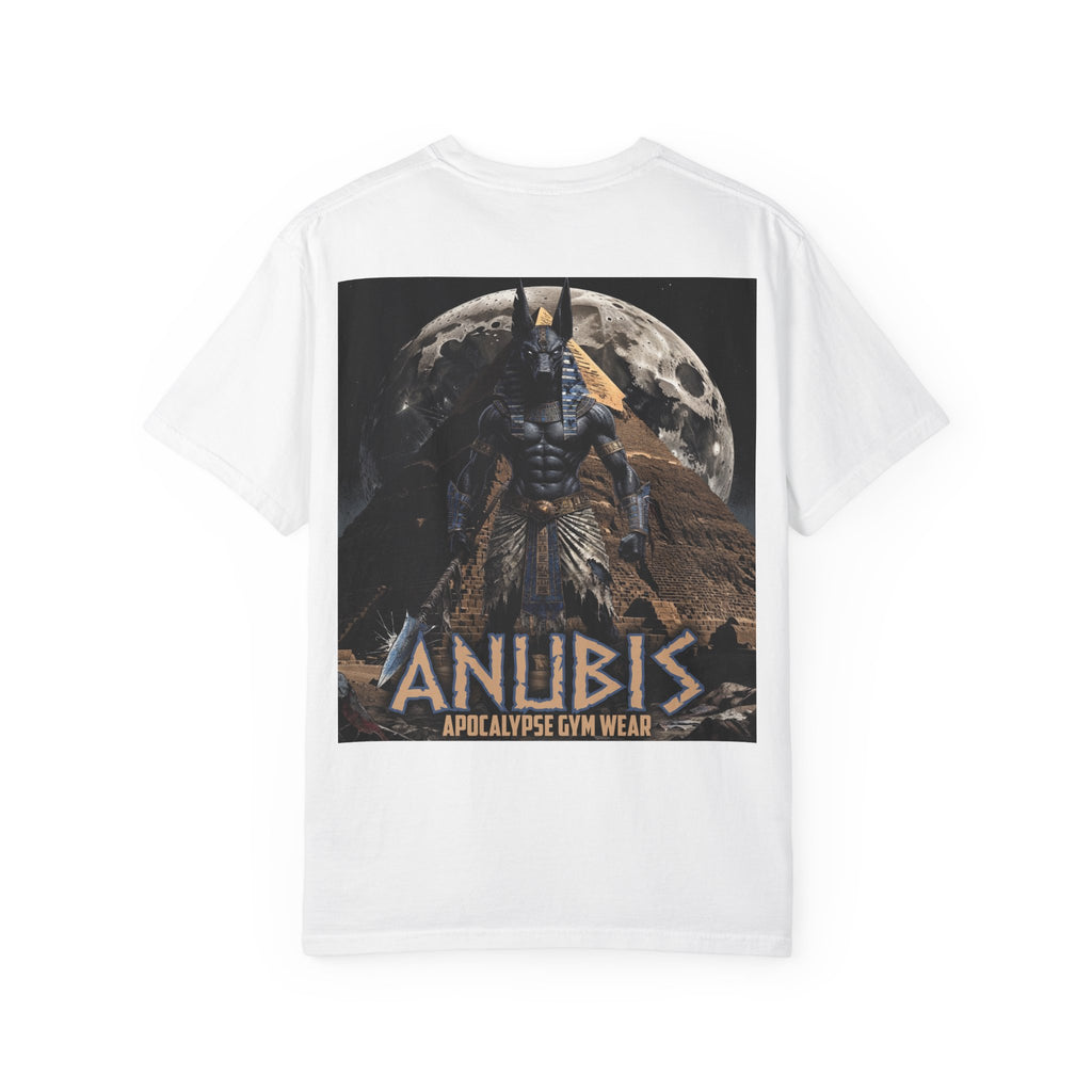 Anubis Bodybuilding Shirt, Gym Pump Cover, Egyptian Myth Graphic Tee, Heavyweight Cotton Workout T-Shirt, Apocalyptic Fitness Apparel