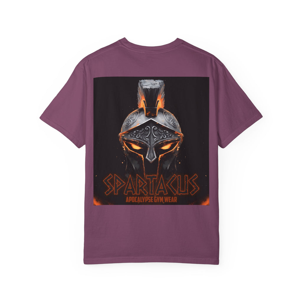 Spartan Helmet Apocalypse T-shirt | Gladiator Skull Warrior Tee