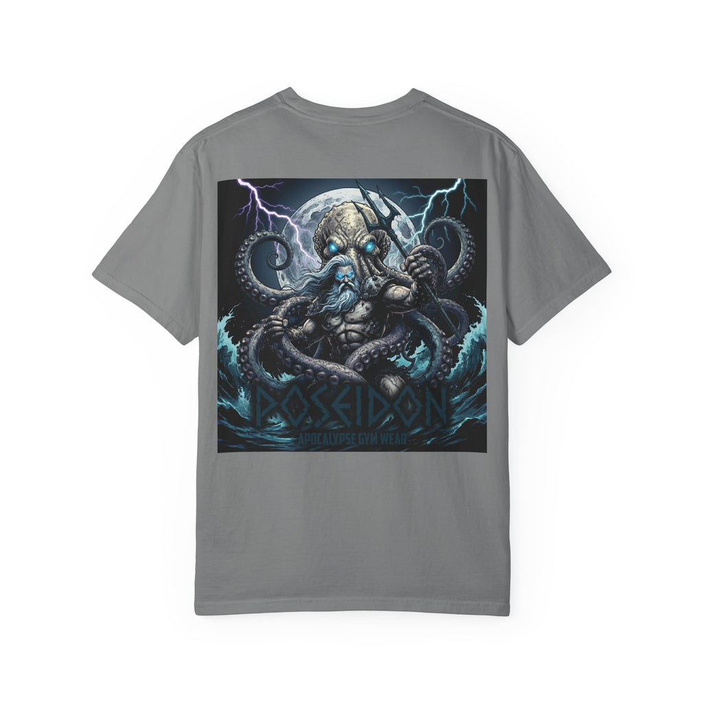 Poseidon Apocalypse octopus crewneck T-shirt | Mythic Sea Monster graphic tee