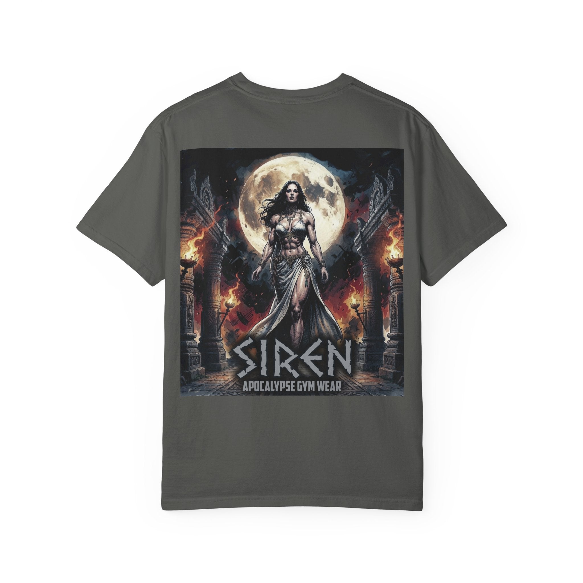 Siren Moon Warrior T-shirt | Gothic Fantasy Graphic Tee
