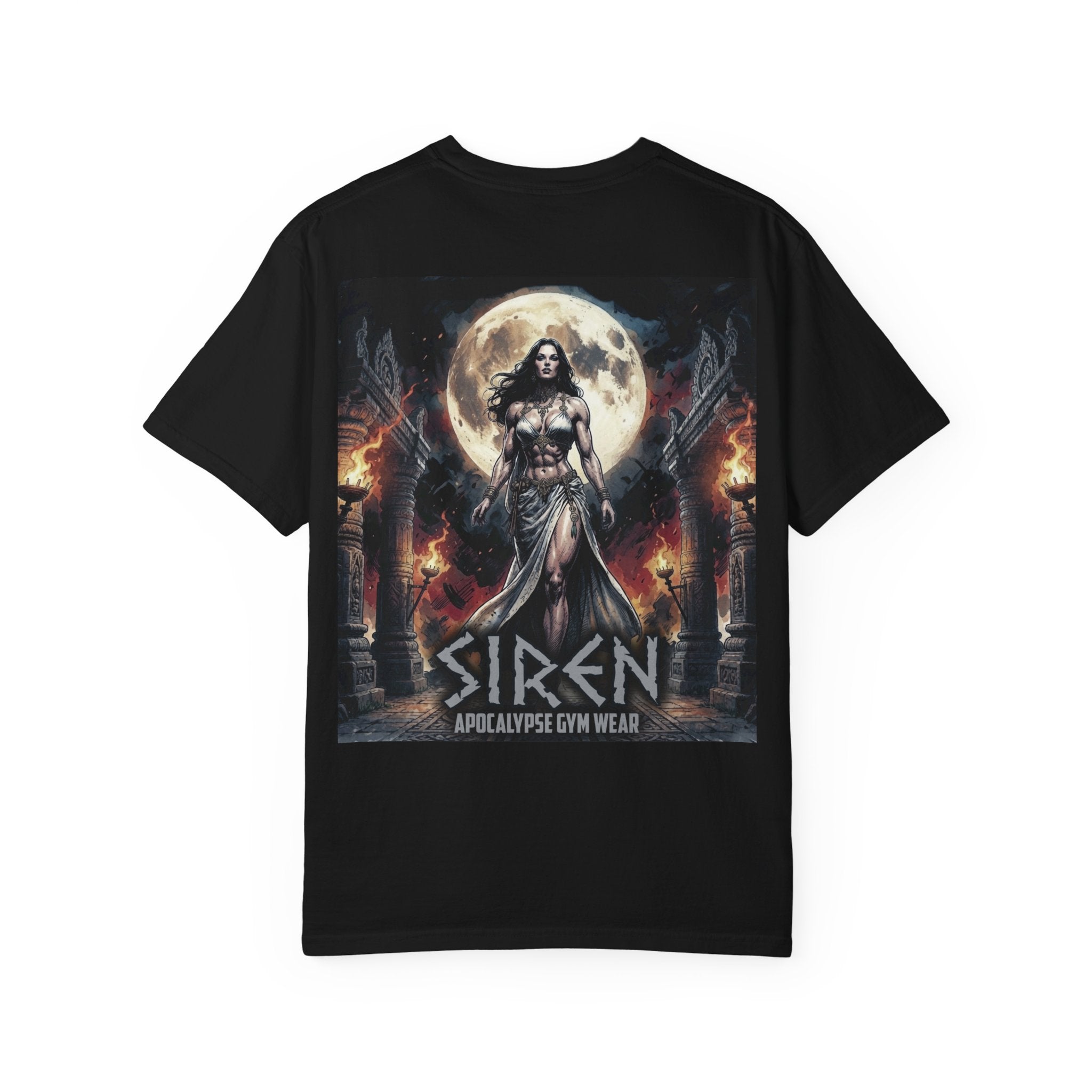 Siren Moon Warrior T-shirt | Gothic Fantasy Graphic Tee