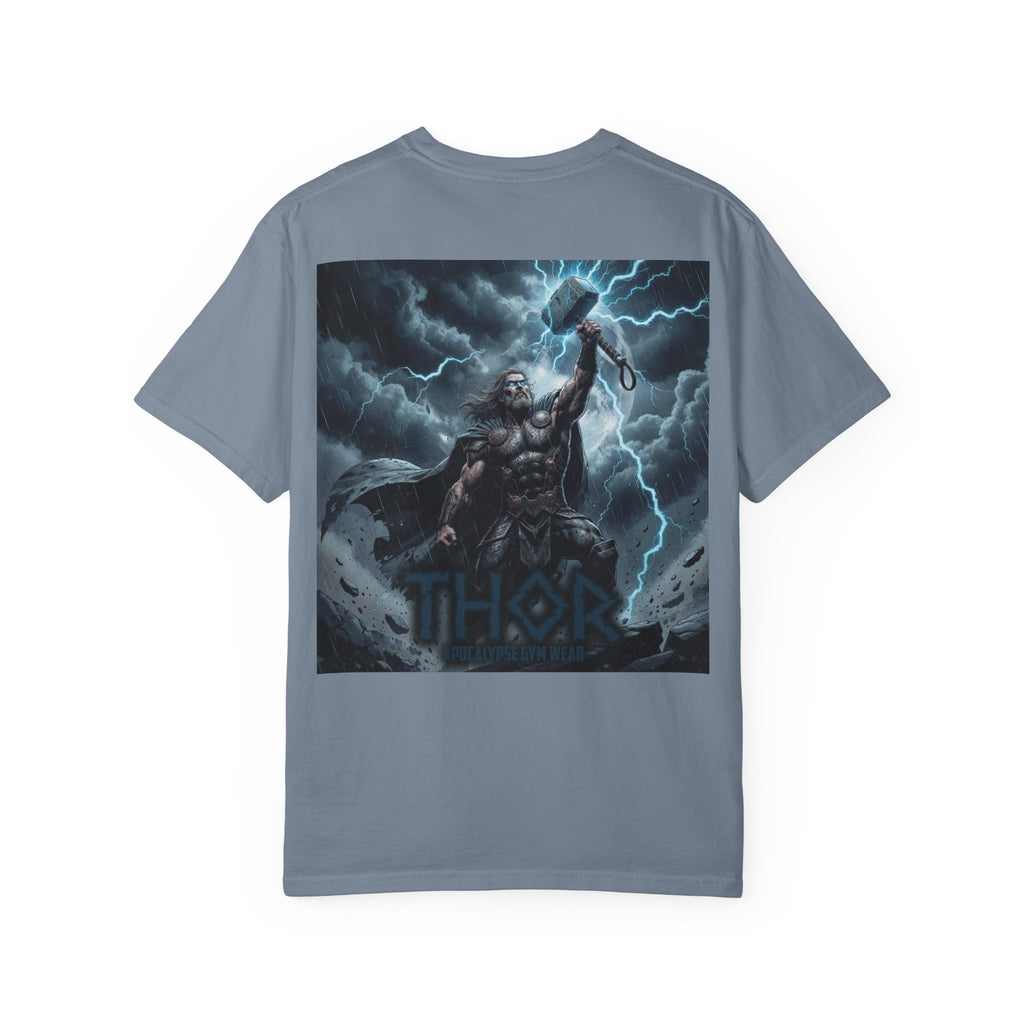 Thor Lightning Illustration T-Shirt | Mythic Norse God Tee