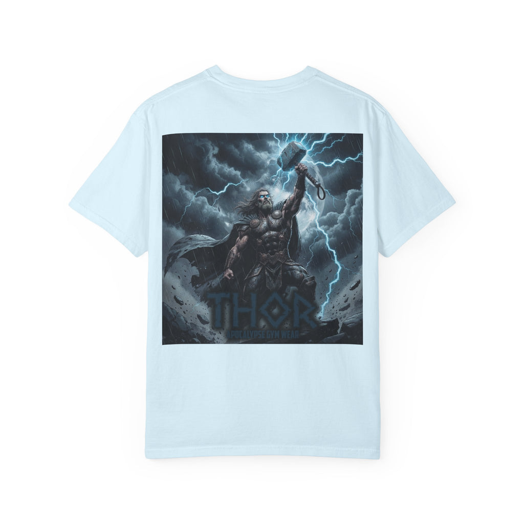 Thor Lightning Illustration T-Shirt | Mythic Norse God Tee