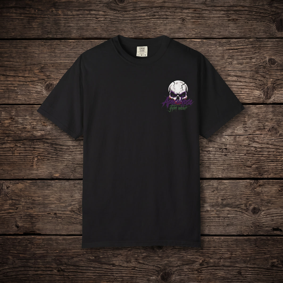 Psychotic Jester Heavyweight Oversized Gym T-Shirt | Apocalypse Gym Wear Pump Cover