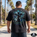 "Apocalypse Gym Wear - Hades dark fantasy graphic design apparel featuring gritty mythological underworld artwork on a black garment."