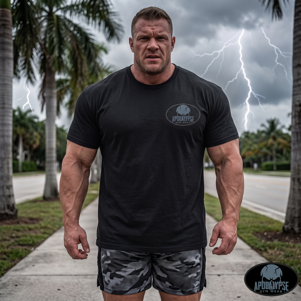 God of Lightning Oversize Tee | Heavyweight Mythic Pump Cover