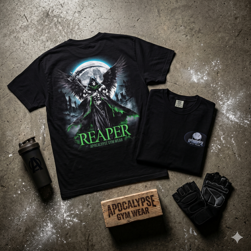 Winged Reaper Angel Graphic Tee ("REAPER: Souls Fall, Death Walks")