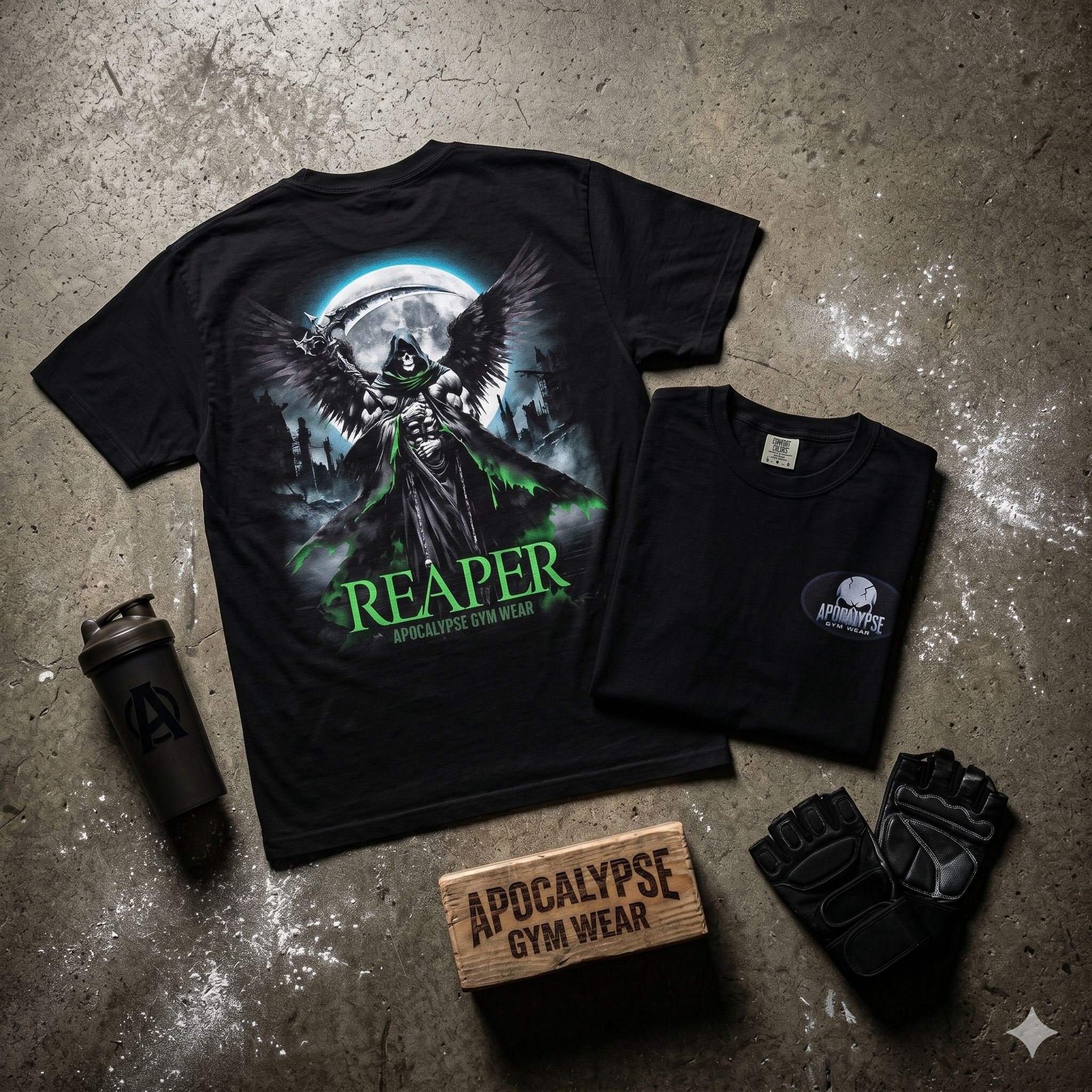 Winged Reaper Angel Graphic Tee ("REAPER: Souls Fall, Death Walks")