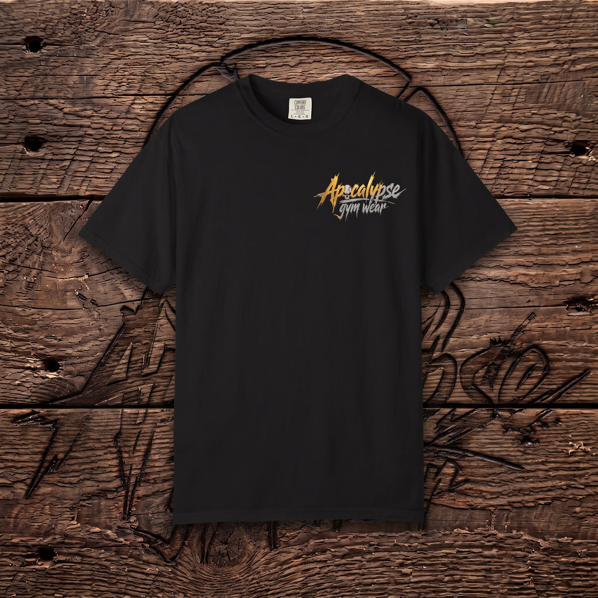Gold & Silver Cracked Skull Heavyweight Oversized Gym T-Shirt | Apocalypse Gym Wear Pump Cover