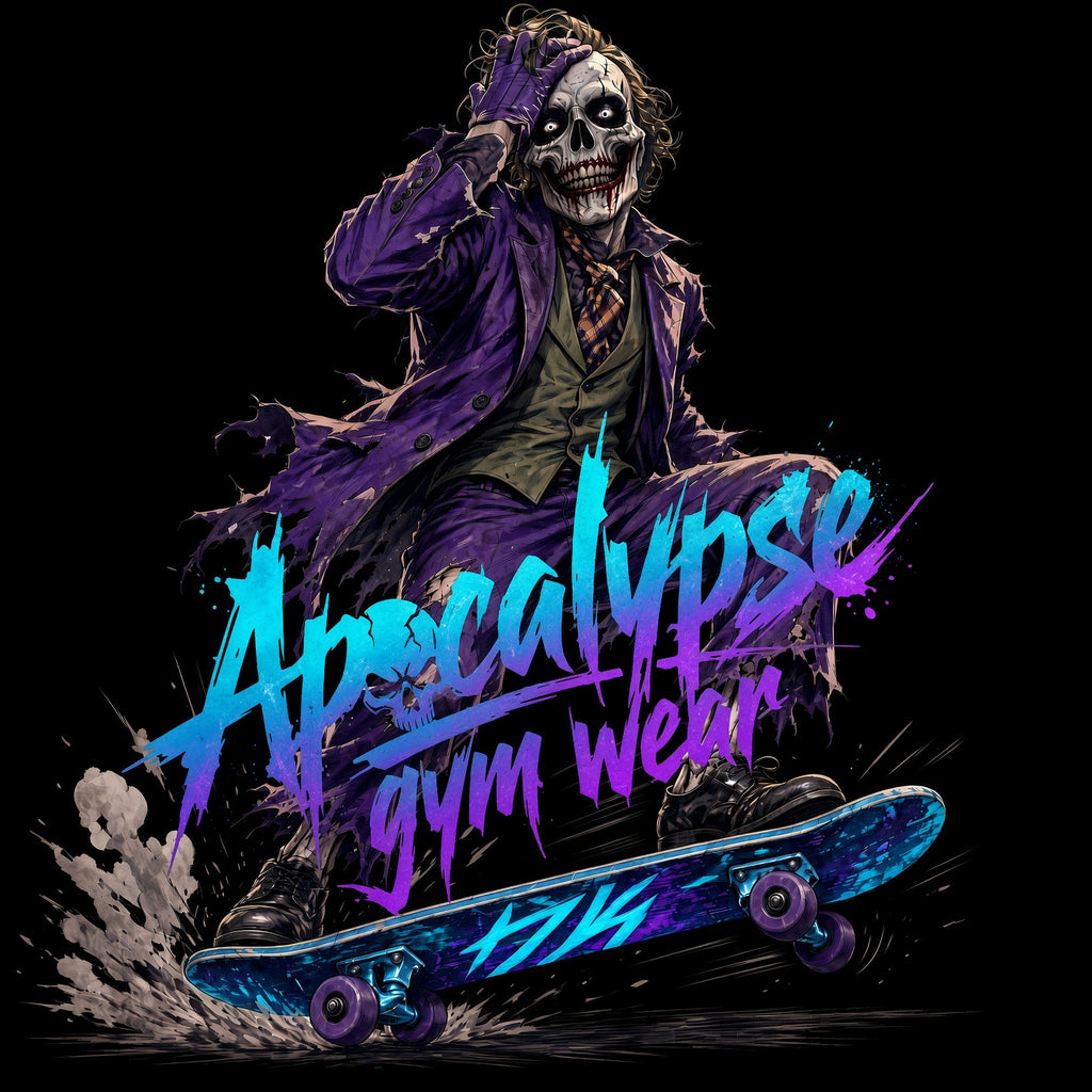 Psychotic Clown Heavyweight Oversized Hoodie | Apocalypse Gym Wear