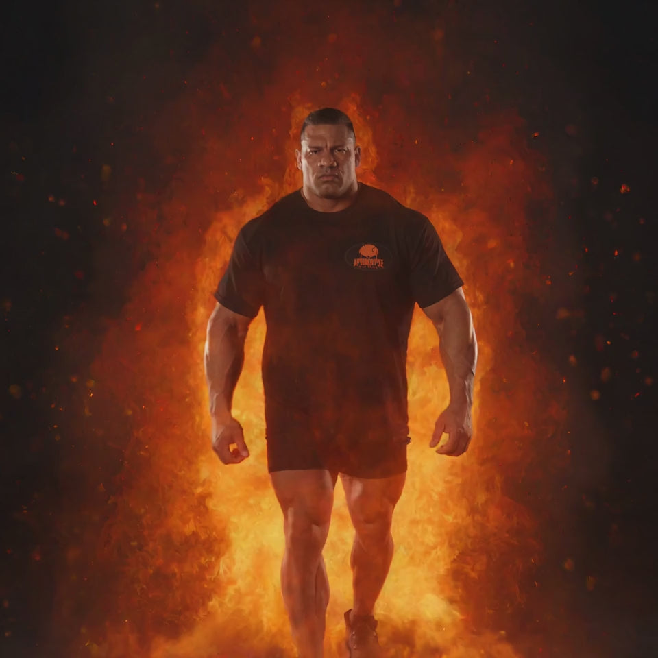 Spartacus Rebel Oversize Tee | Heavyweight Flame Pump Cover