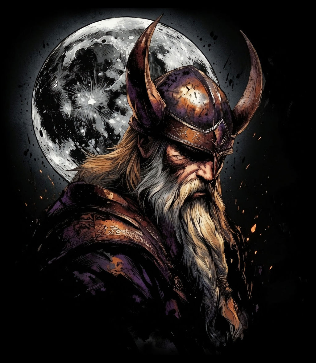 Thor Norse God oversize Tee | Heavyweight Mythic Pump Cover